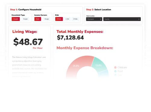 Screenshot of Cost of Living Calculator